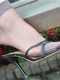 The mood is full of autumn. Grey Stephanie high definition silk feet(31)